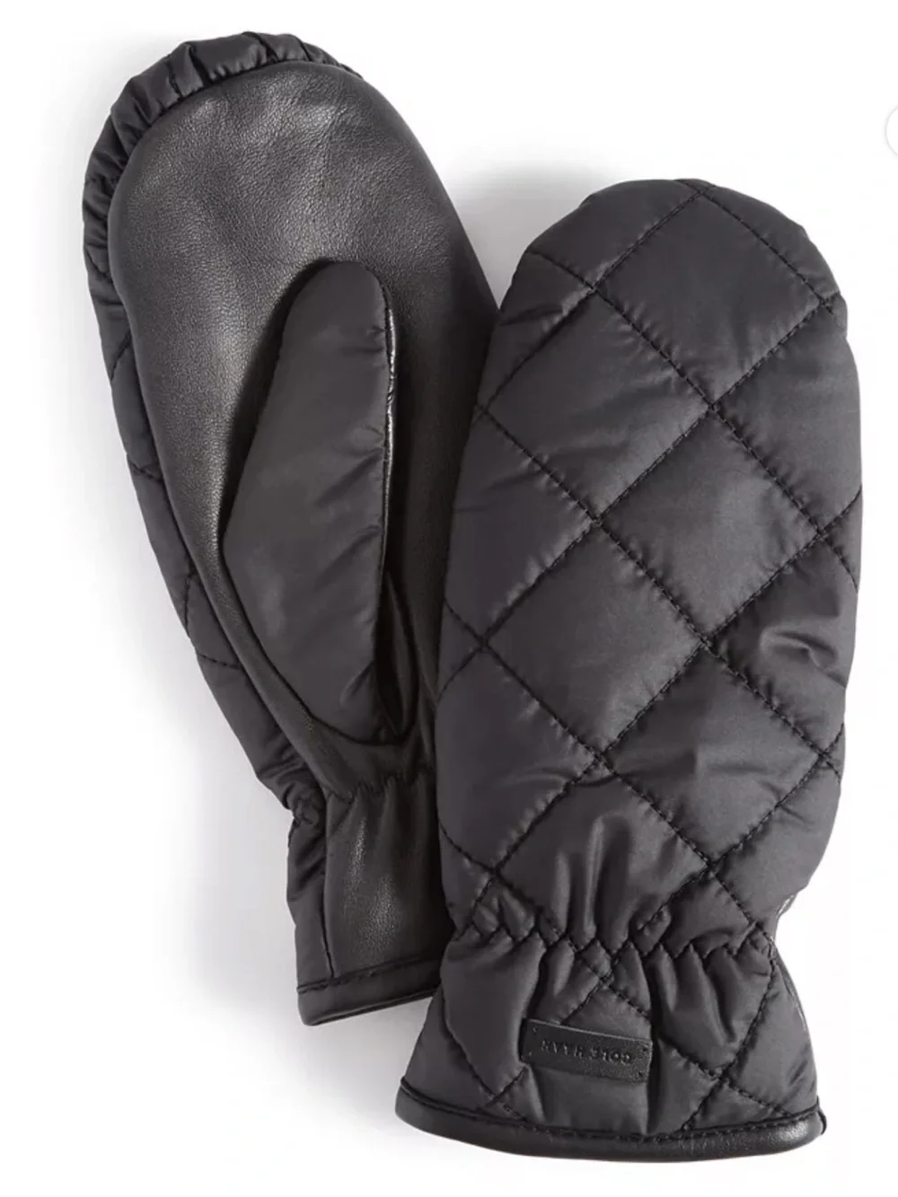 Cole Haan Women's Faux-Fur-Lined Quilted Puffer Mittens